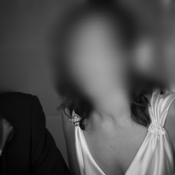 Celebrity Designer PaperBag Princess Custom 1940s Silk Champagne Wedding Dress! - Picture 13 of 13